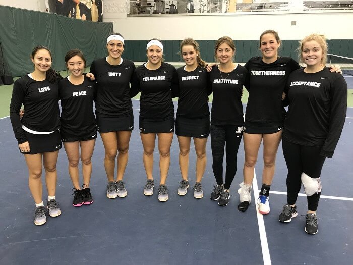 Spreading A Message Of Unity Rhiannon Potkey The Tennis
